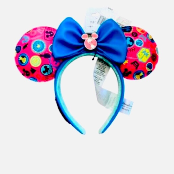 NWT Disney Vacation Club DVC Mickey Loungefly Bow Ears Headband - Picture 1 of 5